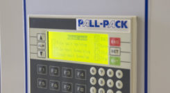 Avansert kontrollpanel til PallPack strekkfilmmaskin. bilde