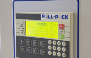 Avansert kontrollpanel til PallPack strekkfilmmaskin. bilde